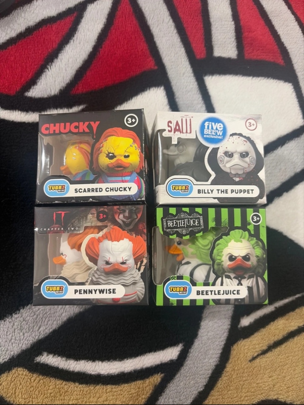 TUBBZ Horror Movie Collectible Vinyl Duck Set - Multicolor